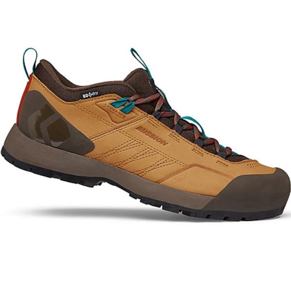 Black Diamond Mission Leather Low WP Men Amber Cafe Brown
